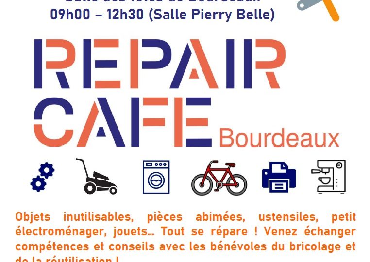 Marché  gratuit et repair café à Bourdeaux - 2