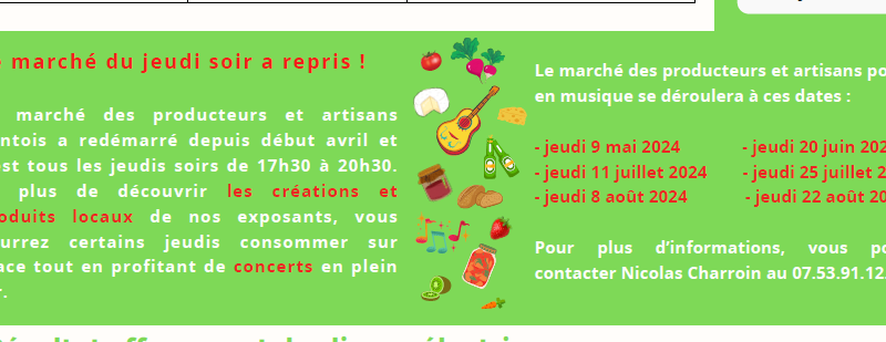 Marché de producteurs et artisans pontois à Pont-de-Barret - 0