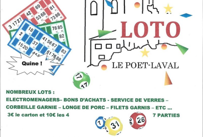 Loto de Loisirs et culture à Le Poët-Laval - 0