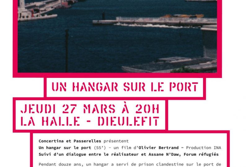 Un hangar sur le port, projection à Dieulefit - 0