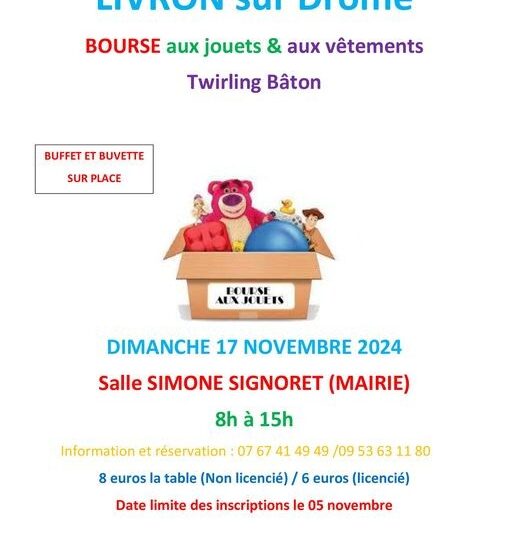 Bourse aux jouets et aux vêtements à Livron-sur-Drôme - 0